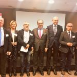 Participantes en la Jornada “La innovación, en el ADN de un sistema sanitario eficaz y sostenible”