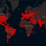 Mapa de la COVID-19, que supera los 20 millones de contagios..