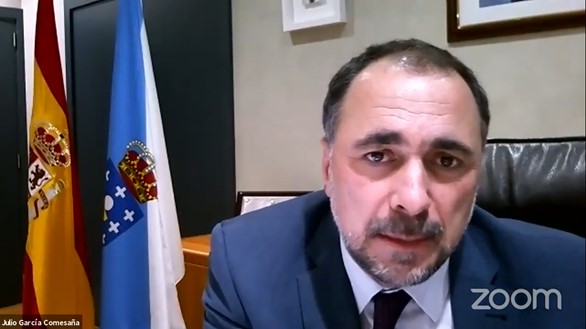 Julio García Comesaña, conselleiro de Sanidade de Galicia.