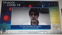 coodinador de SEMES en la webinar