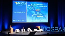 Chivite en la unauguración de Biospain