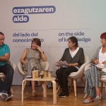 La mesa de docentes en el Congreso Internacional de Salud Digital de San Sebastián