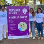 Neumomadrid fomenta la salud respiratoria en El Retiro. Foto de algunos participantes