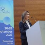 Foto de Ana Polanco, en la presentación de Biospain 2023