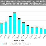 dirección general epidemiología México, tipos de influenza periodo 2022 2023