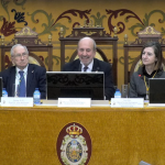 La Academia de Farmacia analiza las novedades en enfermedades raras. Foto de la mesa inaugural.