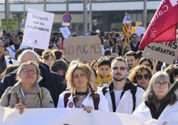 Médicos catalanes en las ultimas movilizaciones