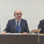 Los expertos en la presentación del Congreso de Psiquiatria en Vitoria