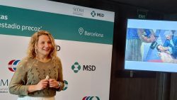 Lourdes López Bravo, en su ponencia en el seminario MSD y SEOM para periodistas