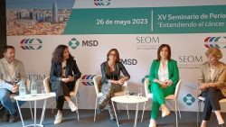 Participantes de la primera mesa del Seminario SEOM-MSD