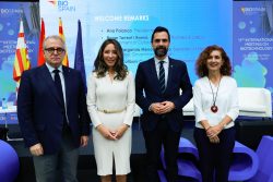 Las autoridades en la inauguración del Congreso